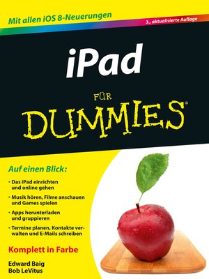 cover image of iPad f&uuml;r Dummies